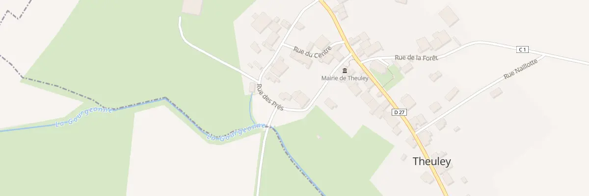 Plan du 2 Rue des Pres à Theuley