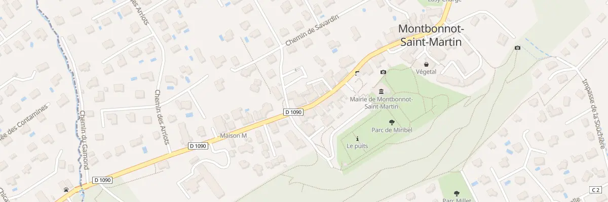 Plan du 387 Rue Général de Gaulle à Montbonnot-Saint-Martin