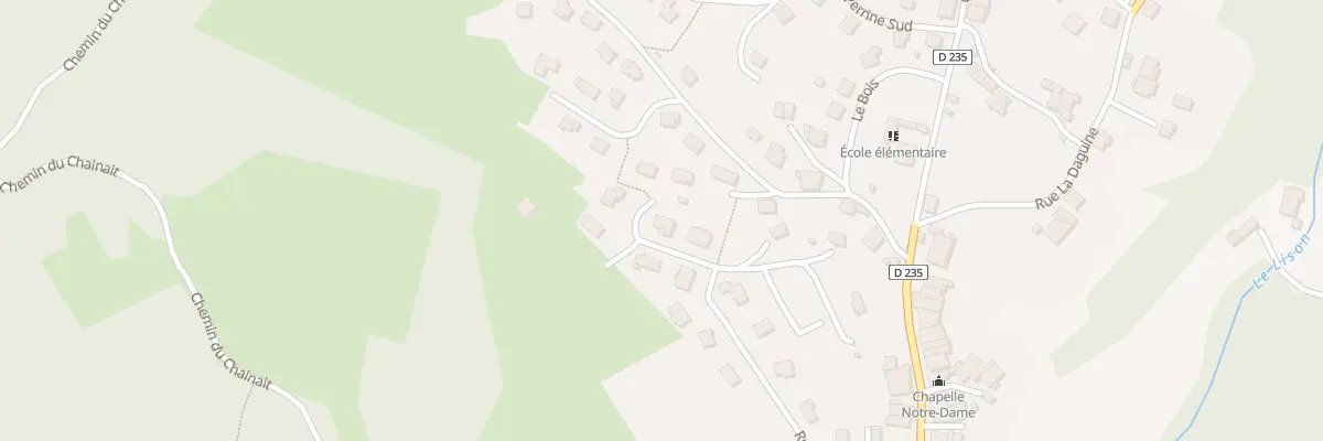 Plan du 6 Rue du Sauget à Ravilloles
