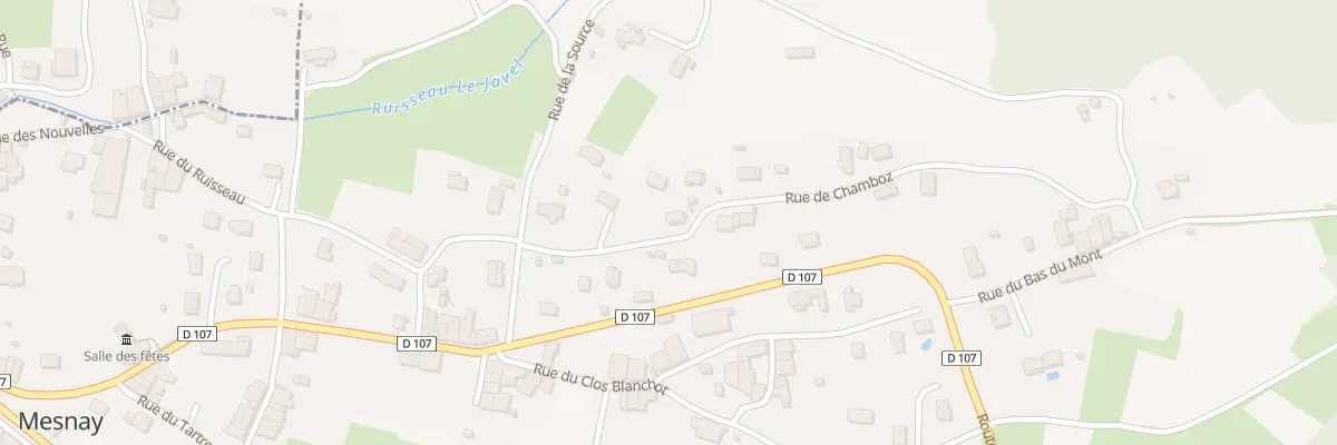 Plan du 5 Rue de Chamboz à Mesnay