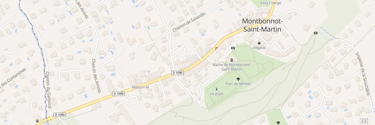 Plan du 401 Rue Général de Gaulle à Montbonnot-Saint-Martin