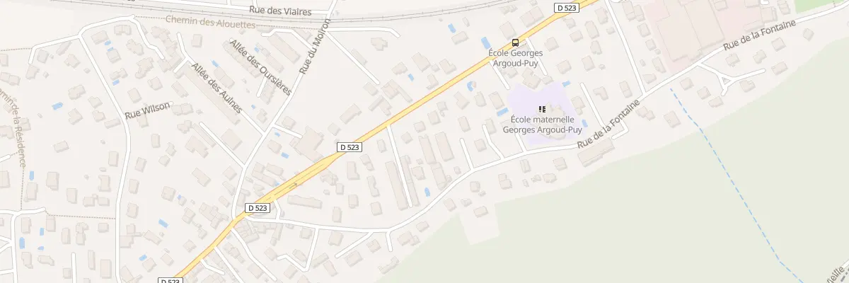 Plan du 17 Rue de la Fontaine à Gières
