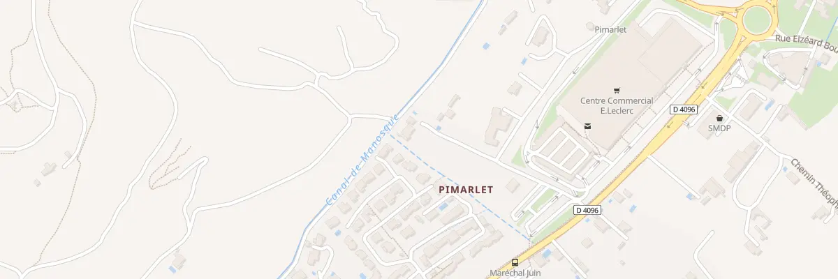 Plan du 9001 Pimarlet à Manosque