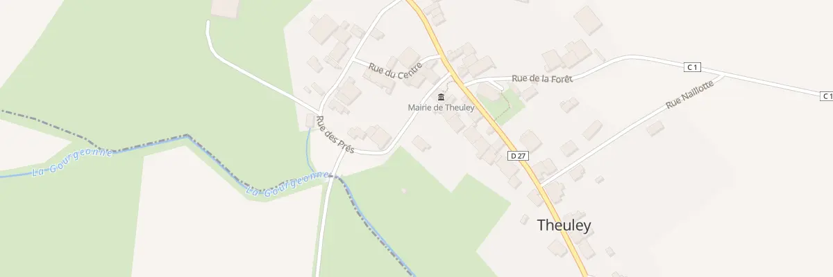 Plan du 1 Rue des Pres à Theuley