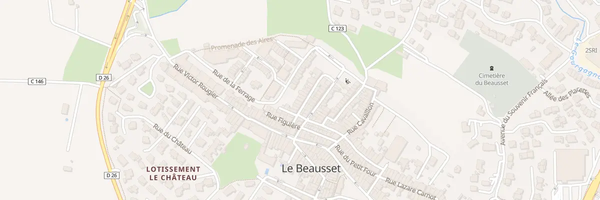 Plan du 10 Rue de la Treille au Beausset
