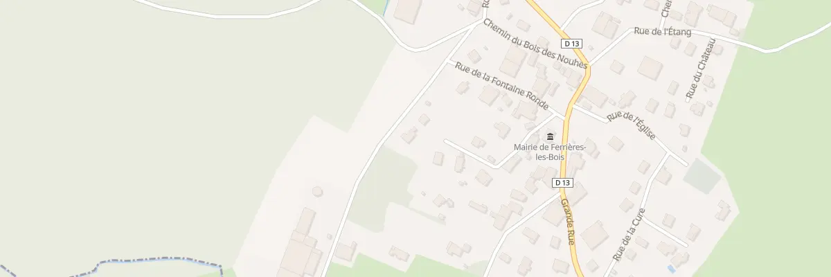 Plan du 3 Rte de Berthelange à Ferrières-les-Bois