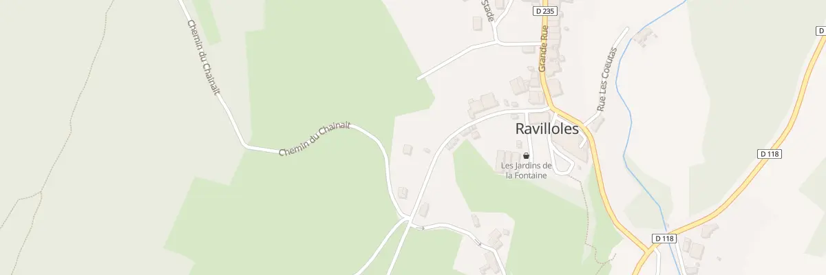 Plan du 12 Che du Moulin d’Aval à Ravilloles