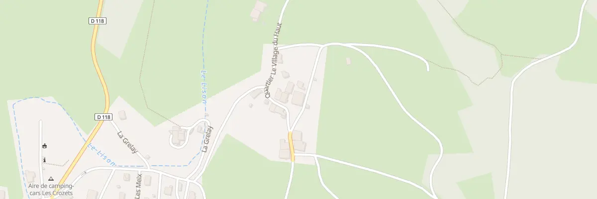 Plan du 14 Qua Le Village du Haut aux Crozets