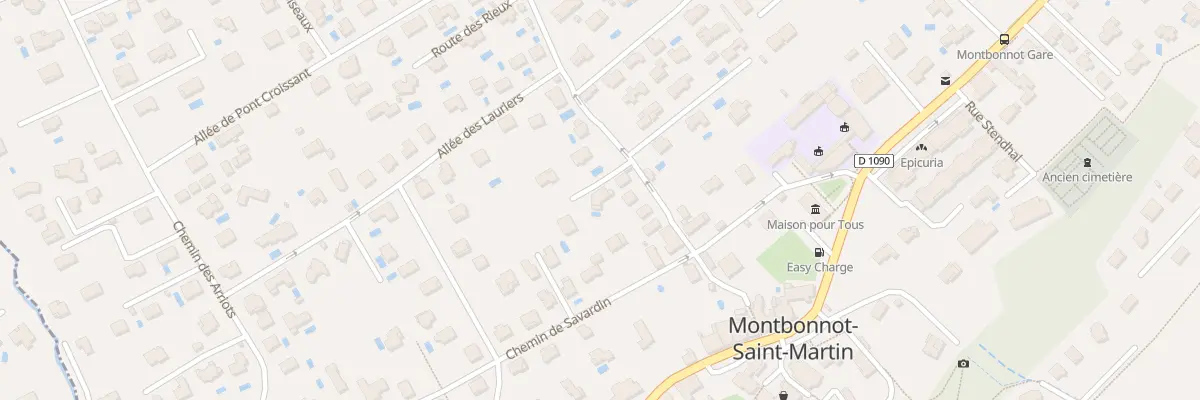 Plan du 145 Che de Savardin à Montbonnot-Saint-Martin