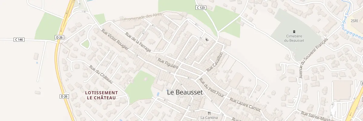 Plan du 6 Rue des Aires au Beausset