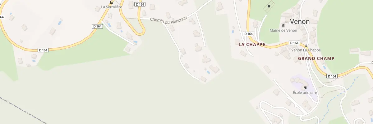 Plan du 240B Che du Planchon à Venon