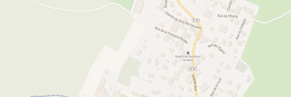 Plan du 1 Rte de Berthelange à Ferrières-les-Bois