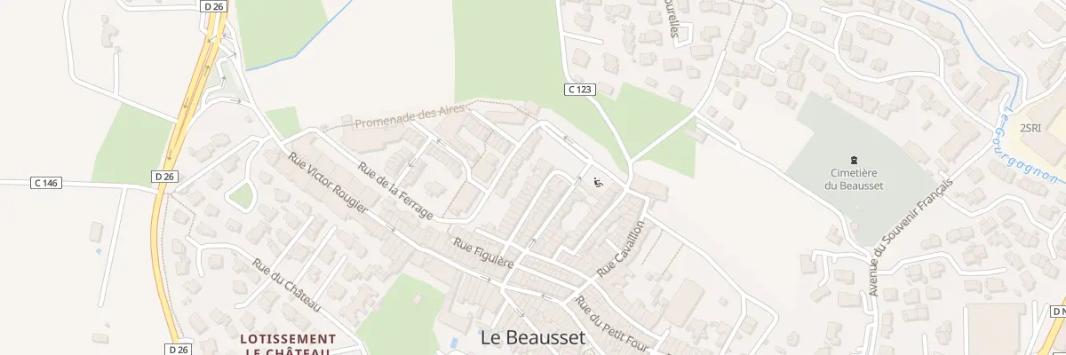 Plan du 24 Rue de la Treille au Beausset