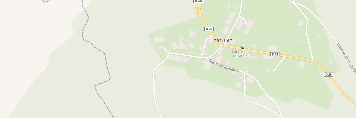 Plan du 8 Rue du Château à Saint-Maurice-Crillat