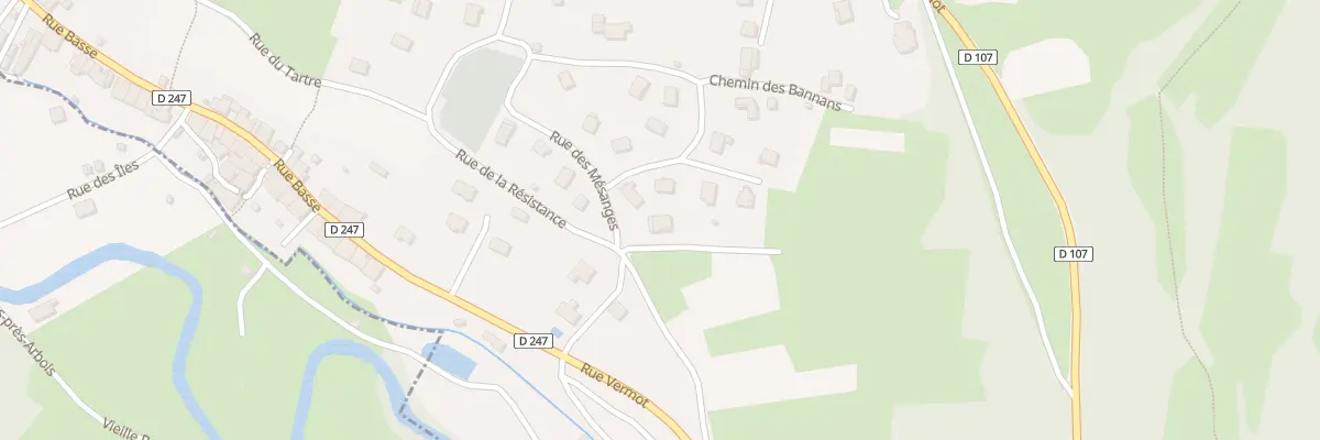 Plan du 9 Rue du 11 Novembre à Mesnay