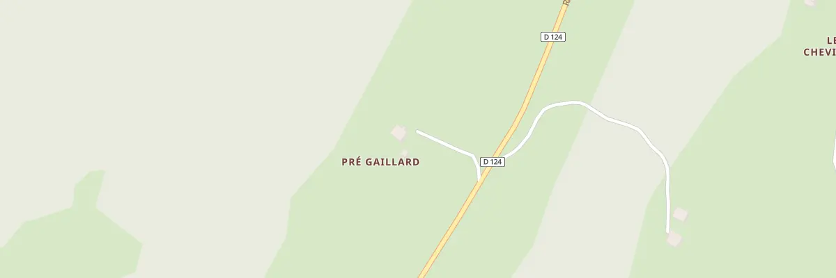 Plan du 1130 Rte de La Serra aux Bouchoux