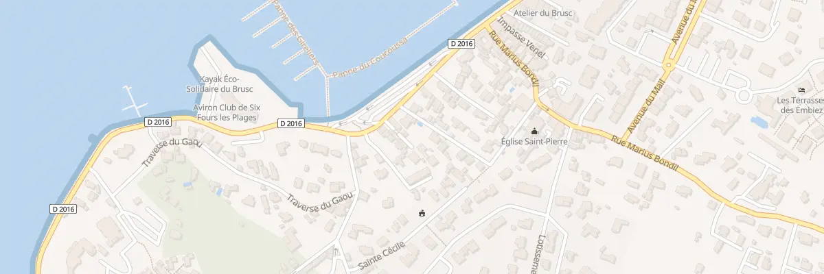 Plan du 421 Quai Saint Pierre à Six-Fours-les-Plages