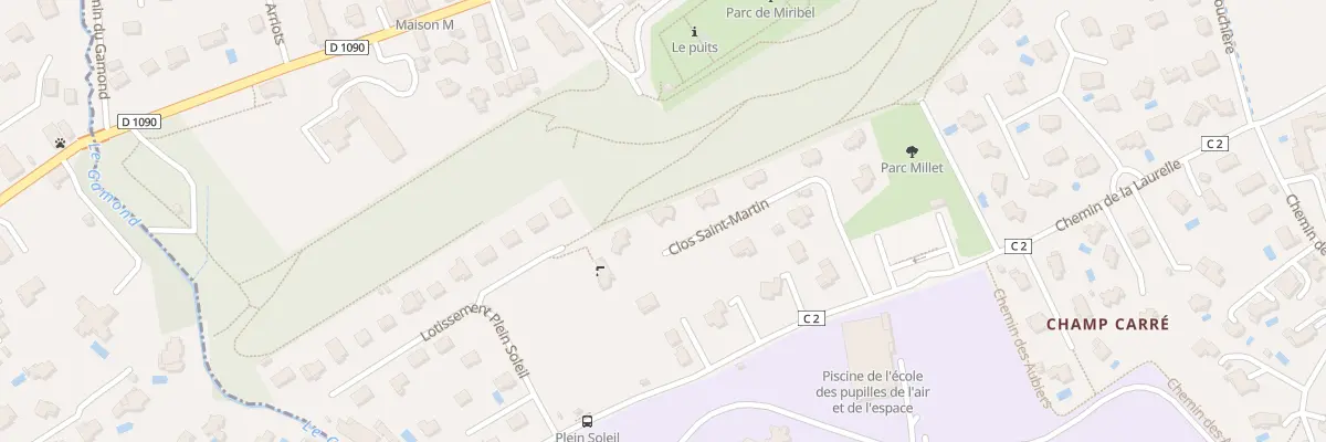 Plan du 381 Che de la Laurelle à Montbonnot-Saint-Martin