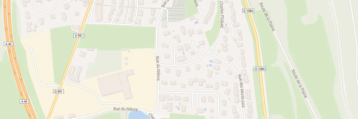 Plan du 416 Rue du Docteur Ch Picquet à Valserhône
