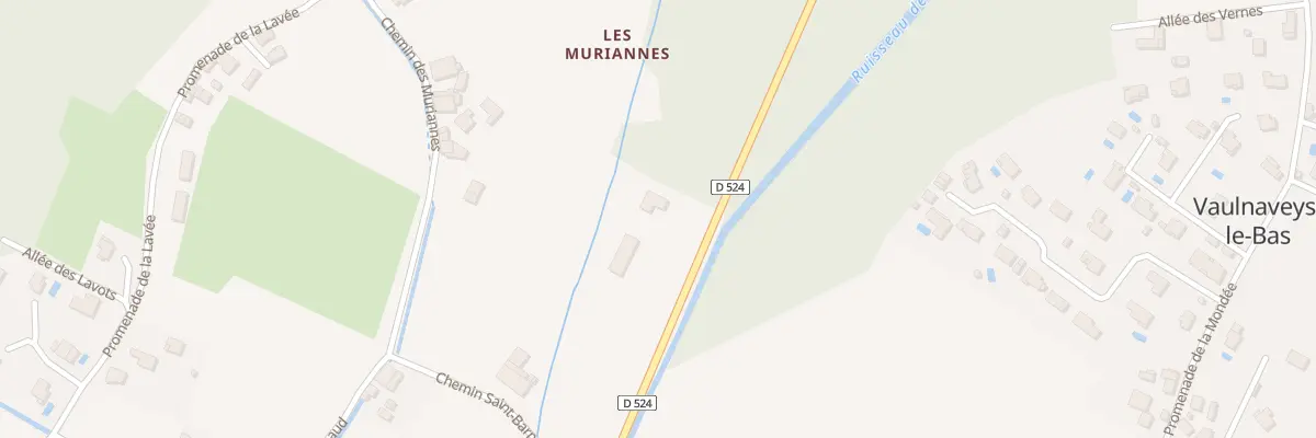 Plan du 5490 Les Muriannes à Vaulnaveys-le-Bas