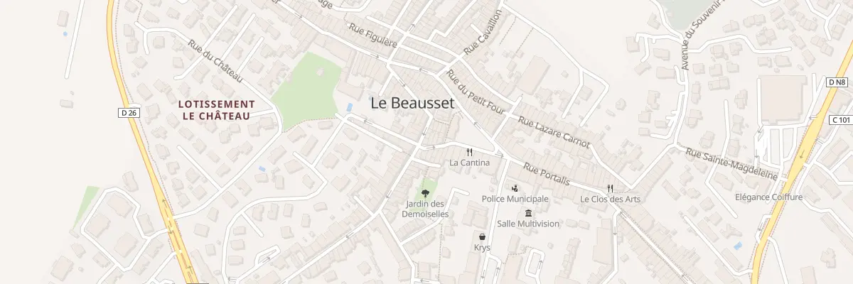 Plan du 7 Rue de la République au Beausset