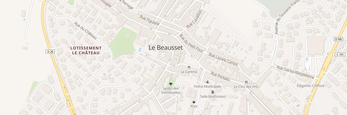 Plan du 5 Rue Guynemer au Beausset