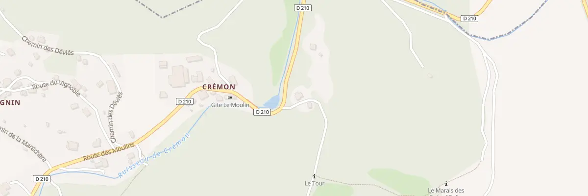 Plan du 2096 Rte des Moulins à Lucey