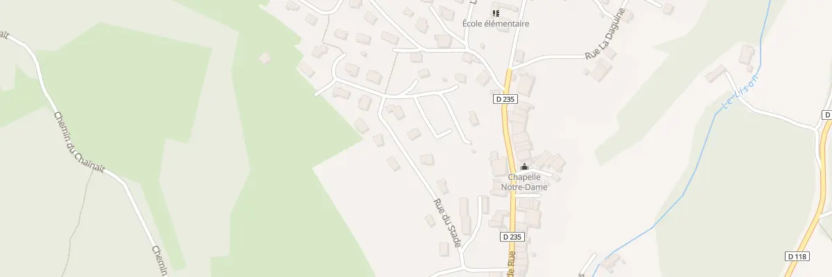 Plan du 8 Rue du Stade à Ravilloles
