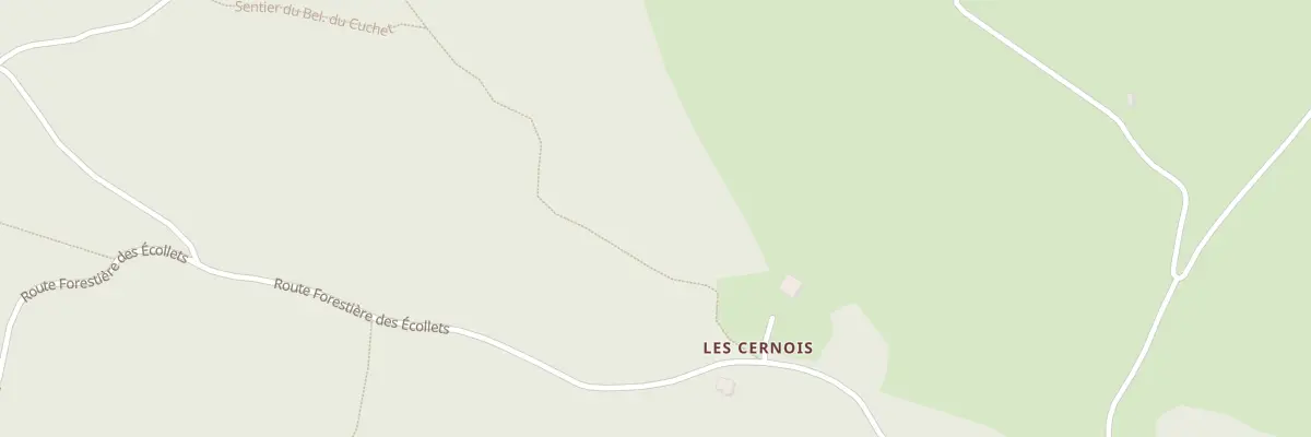 Plan du 5105 En Ganet aux Bouchoux