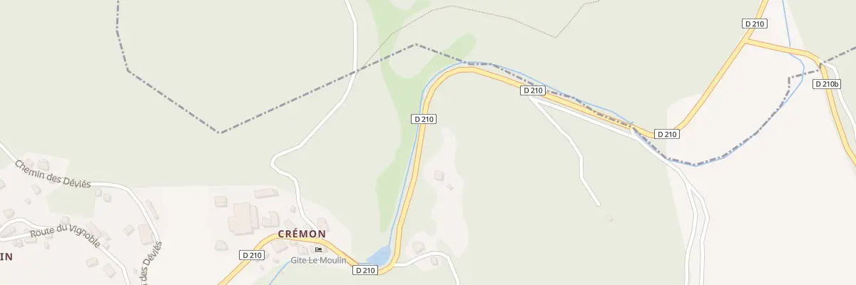 Plan du 2254 Rte des Moulins à Lucey