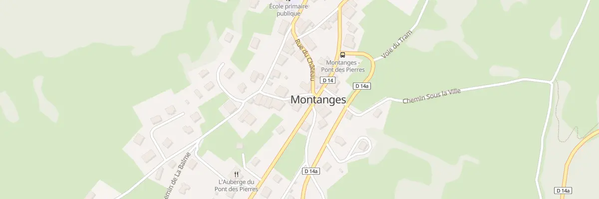 Plan du 11 Rue du Muret à Montanges