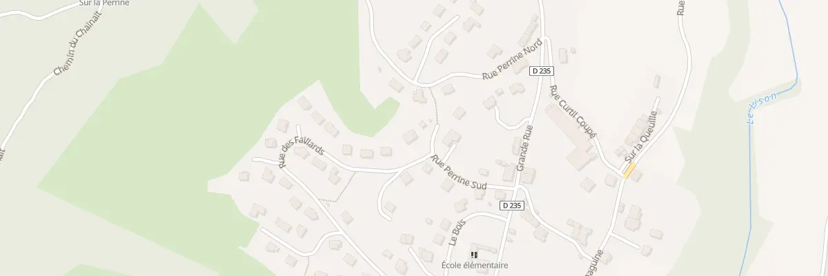 Plan du 6 Rue Perrine Sud à Ravilloles