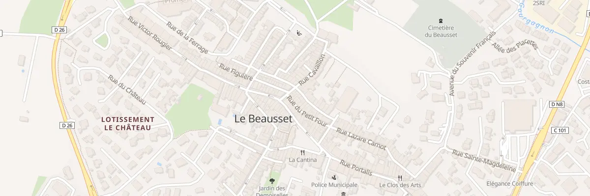 Plan du 15 Rue Petit Four au Beausset