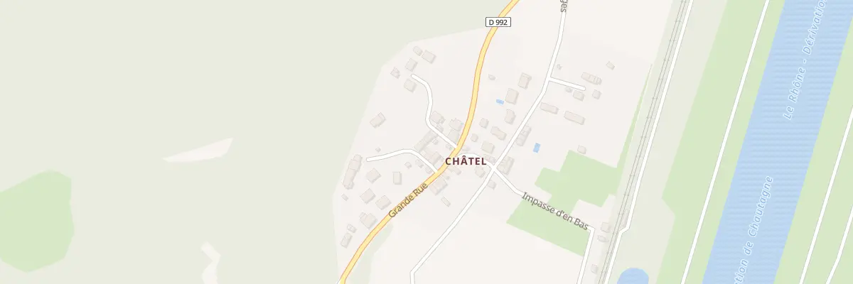 Plan du 9010 Hameau de Chatel à Culoz-Béon