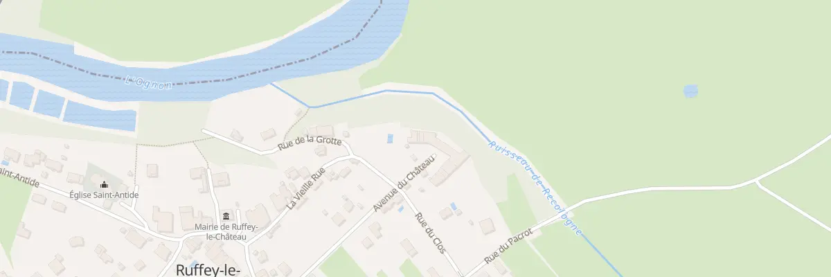Plan du 42 Av du Château à Ruffey-le-Château