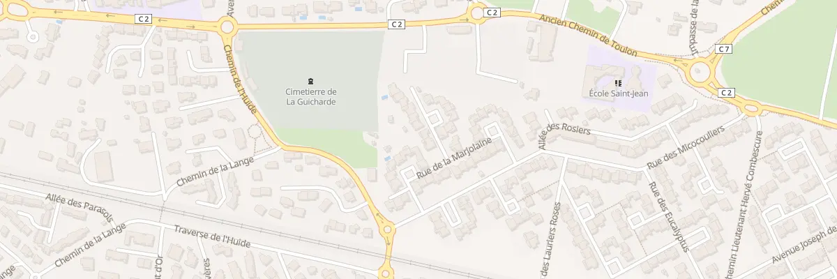 Plan du 33 All des Tamaris à Sanary-sur-Mer