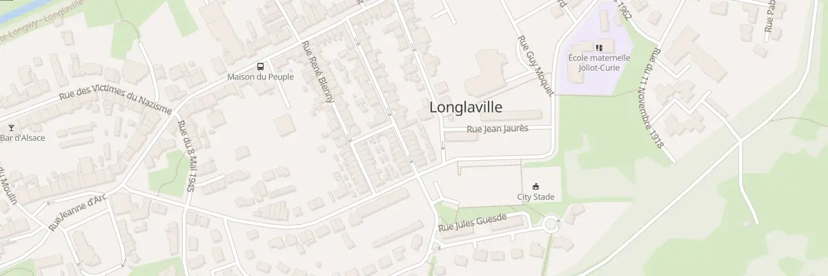 Plan du 25 Rue Sainte Barbe à Longlaville