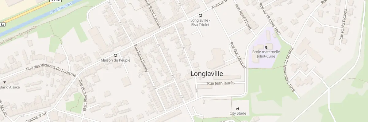 Plan du 10 Rue Pasteur à Longlaville
