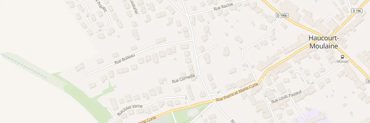 Plan du 7 Rue Corneille à Haucourt-Moulaine