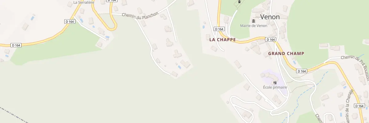 Plan du 141 Che de Vieille Vigne à Venon