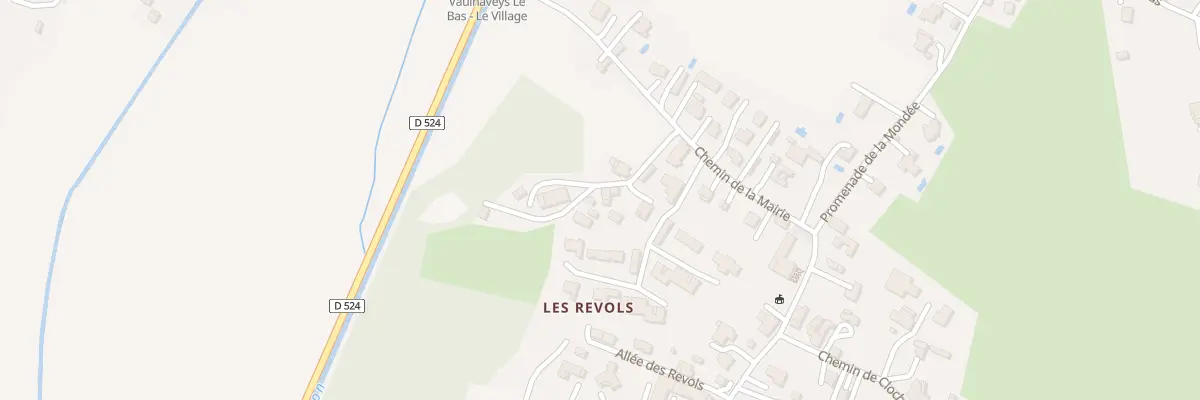Plan du 79 All du Gorgot à Vaulnaveys-le-Bas