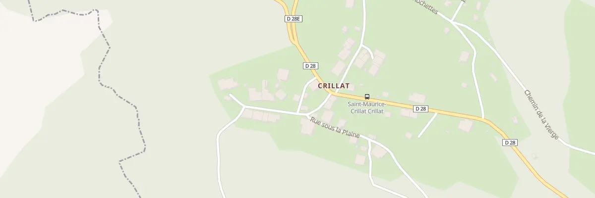 Plan du 1 Rue du Château à Saint-Maurice-Crillat