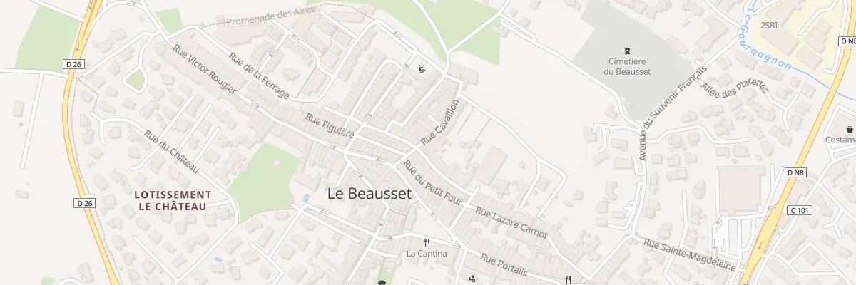 Plan du 7 Rue Cavaillon au Beausset
