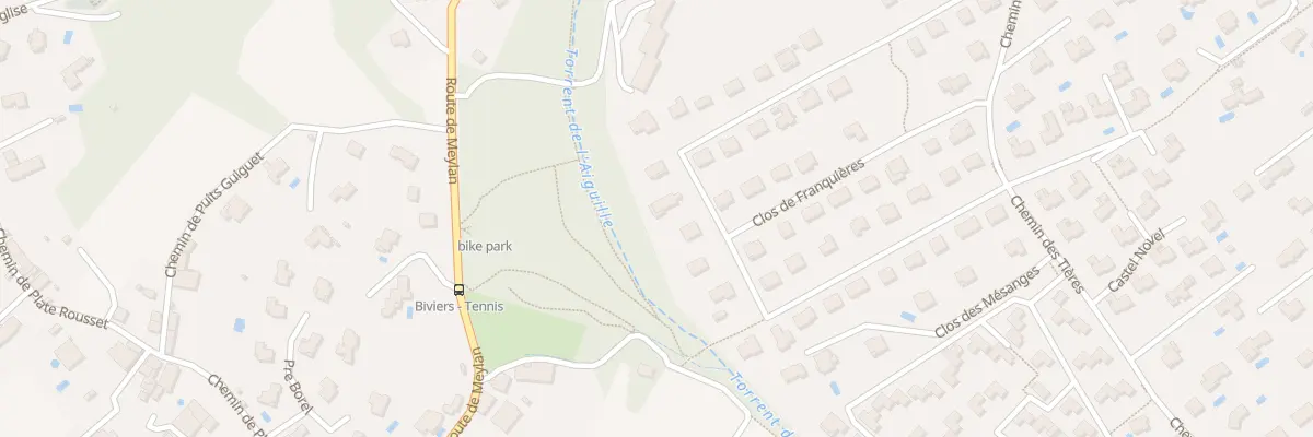 Plan du 25 Lot Clos de Franquieres à Biviers