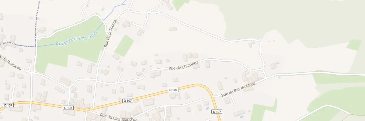Plan du 9 Rue de Chamboz à Mesnay