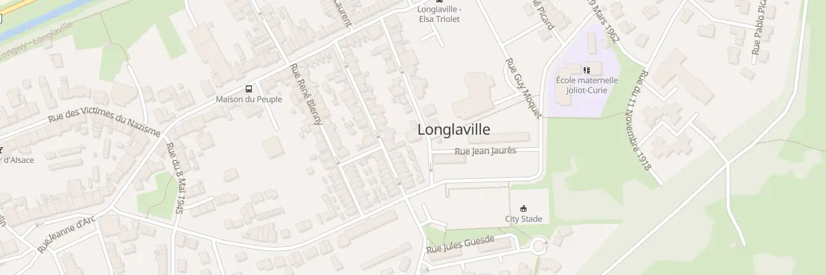 Plan du 12 Rue Pasteur à Longlaville