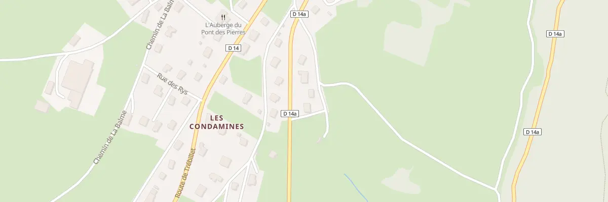 Plan du 437 Rue du Pont des Pierres à Montanges