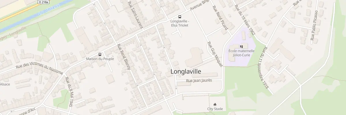 Plan du 7 Rue Pasteur à Longlaville
