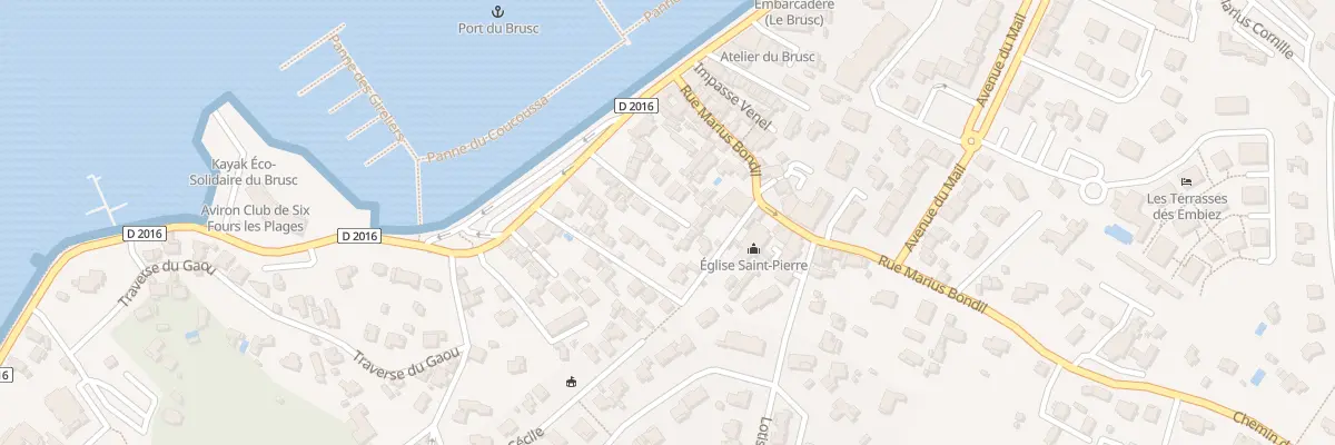 Plan du 343 Quai Saint Pierre à Six-Fours-les-Plages