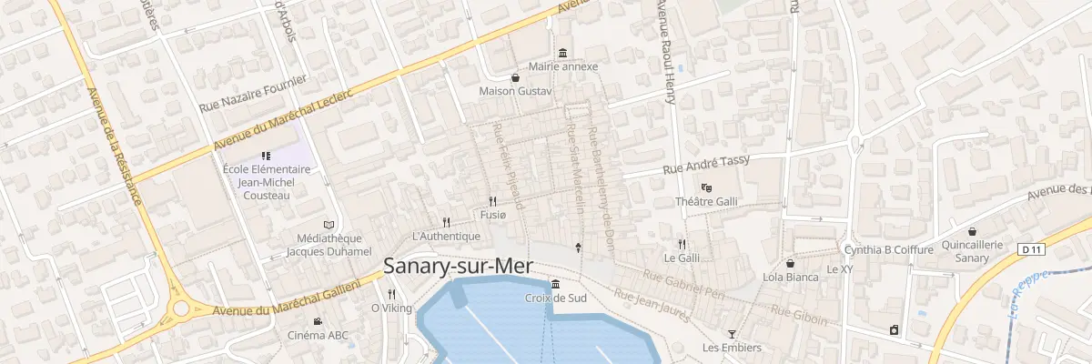 Plan du 3 Rue du Moulin à Sanary-sur-Mer
